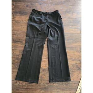 Women’s ST JOHN SPORT black business casual trouser Wide Leg Size 14
